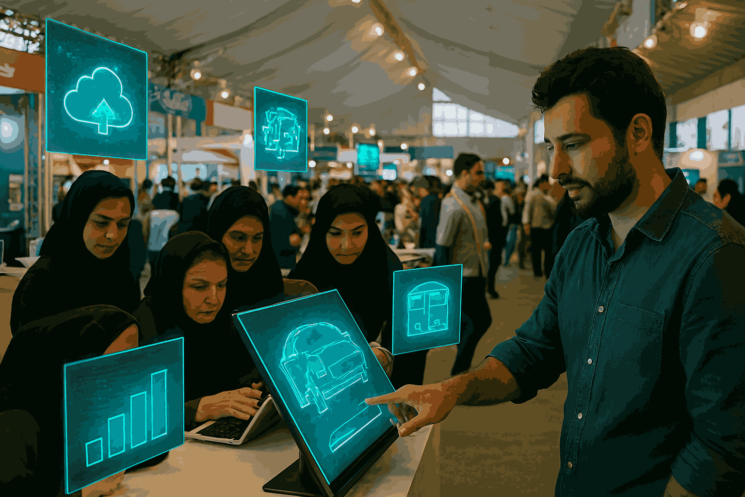 آغاز نمایشگاه الکامپ و دولت هوشمند در ساری از 16 دی‌ماه